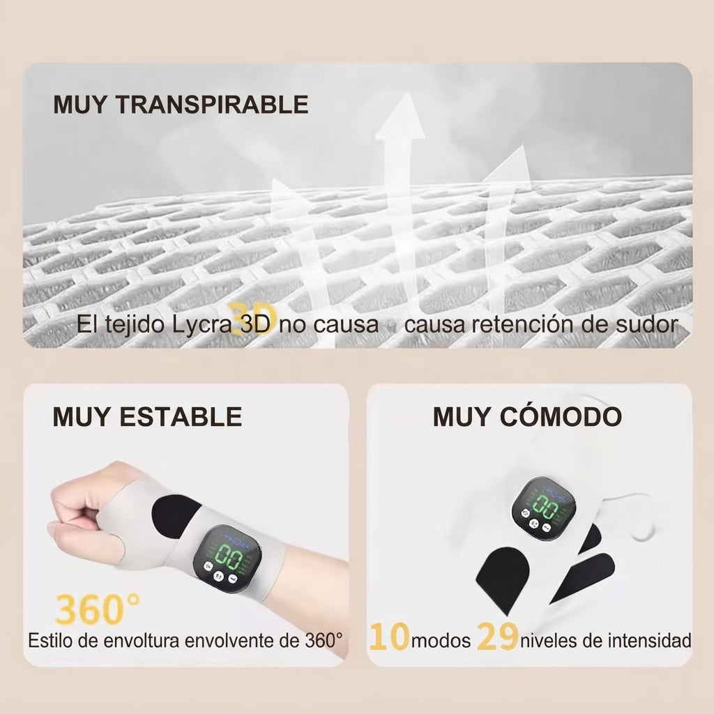 EMS Hand Massager - Alivio para manos y muñecas doloridas